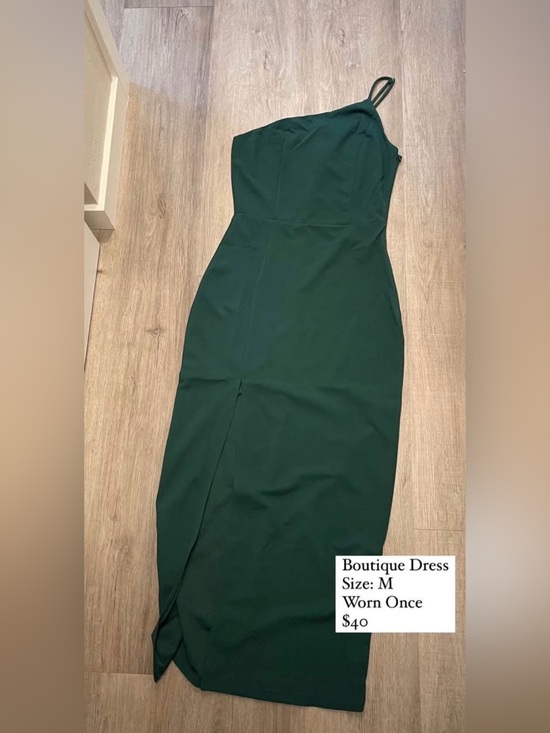 Dresses & Skirts - Sleeveless Dark Green Sheath Dress - Boutique